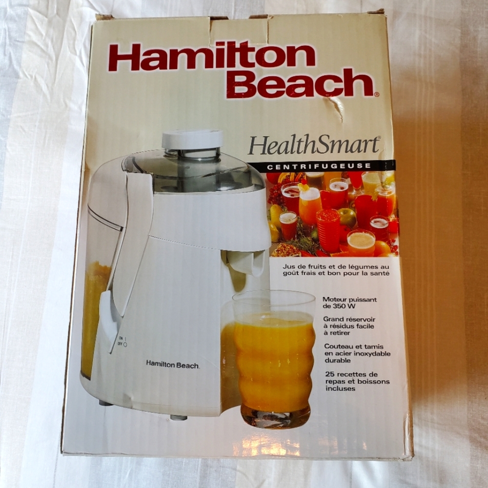 (NEW) HAMILTON BEACH JUICER HealthSmart Juice Extractor NIB Health Smart